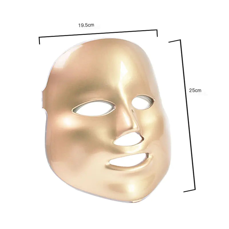 LED Beauty Mask with Seven Color Light Therapy