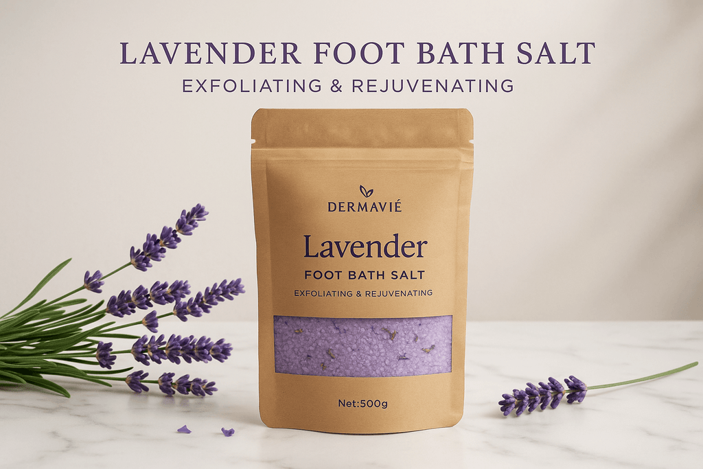 Foot Bath Salt Exfoliating & Rejuvenating - Dermavié 