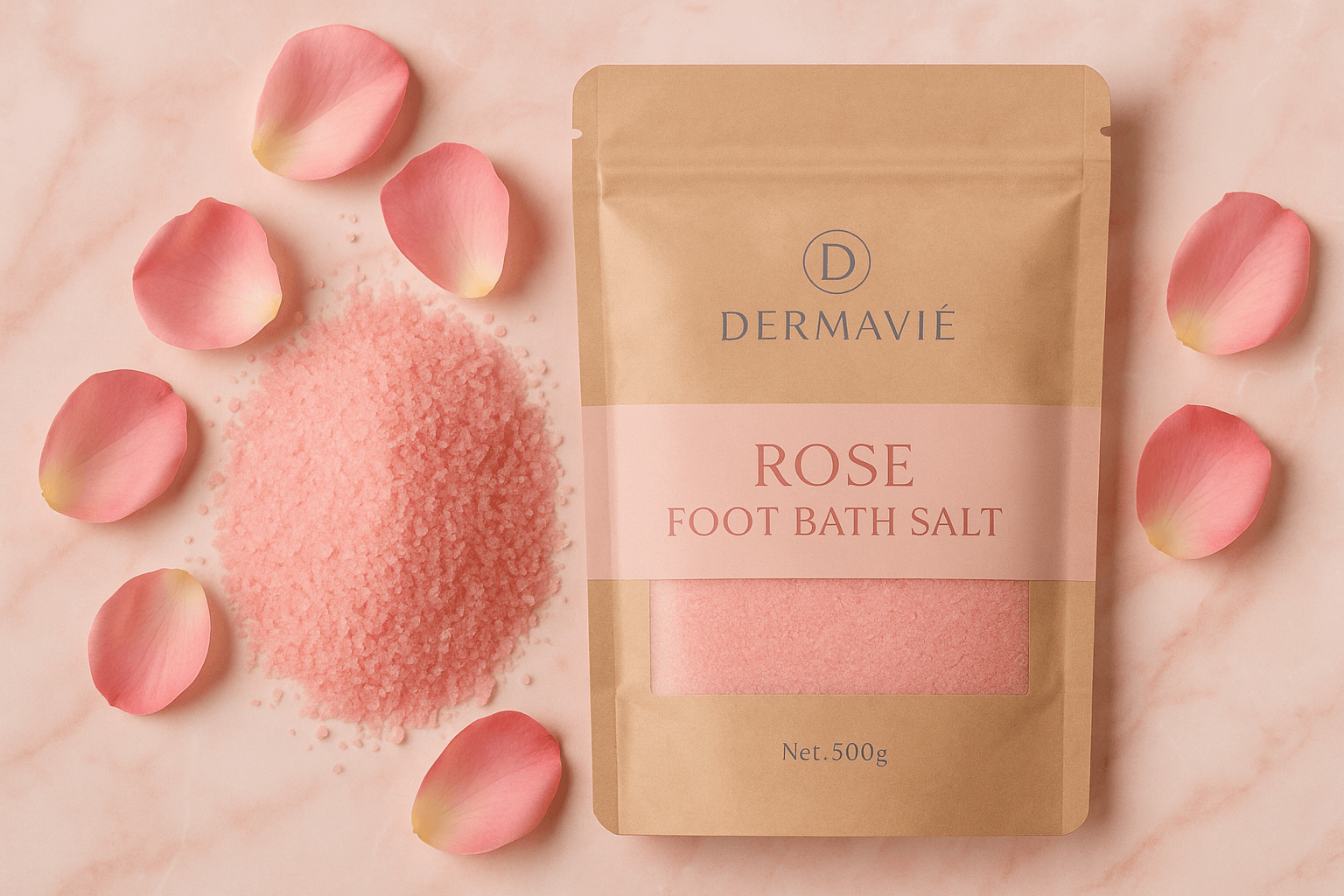Foot Bath Salt Exfoliating & Rejuvenating - Dermavié 