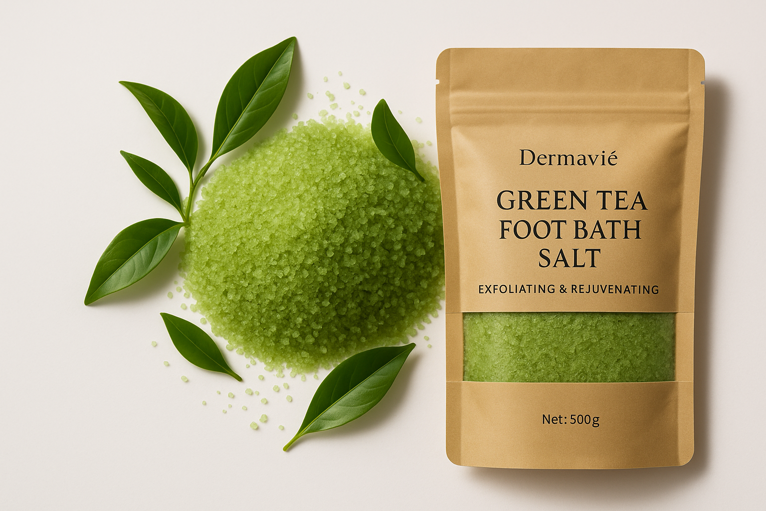 Foot Bath Salt - Green Tea Dermavié