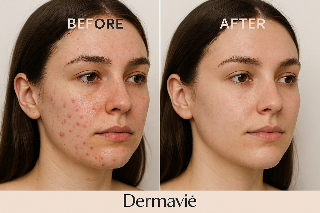 Realistic Acne Treatment Before/After
