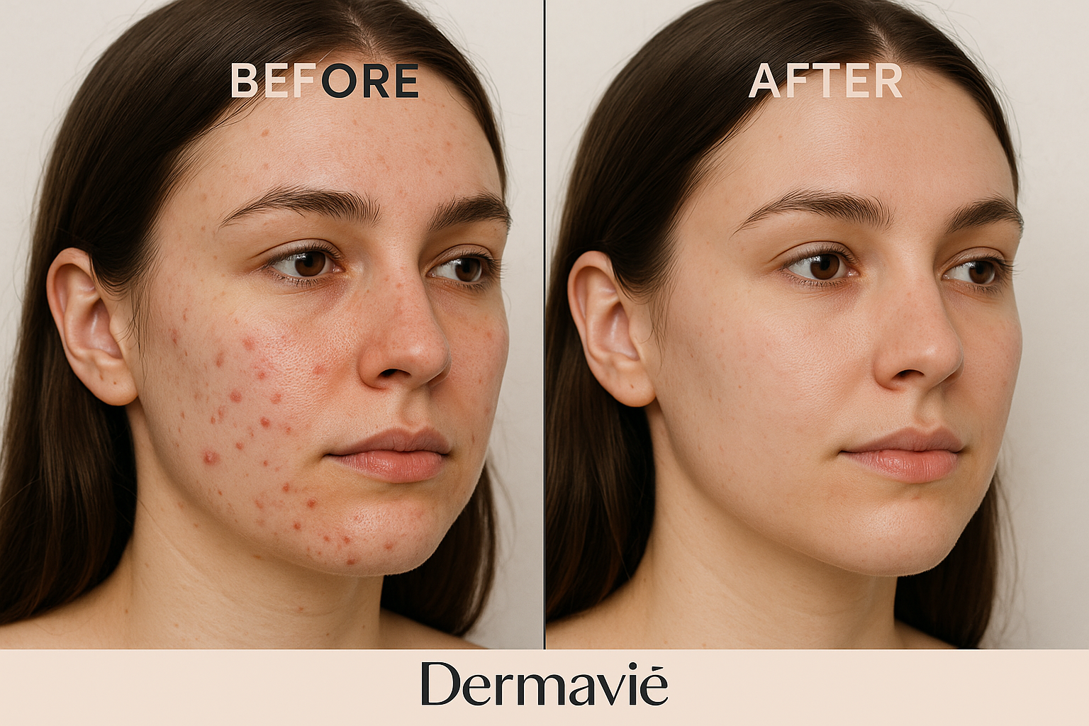 Realistic Acne Treatment Before/After