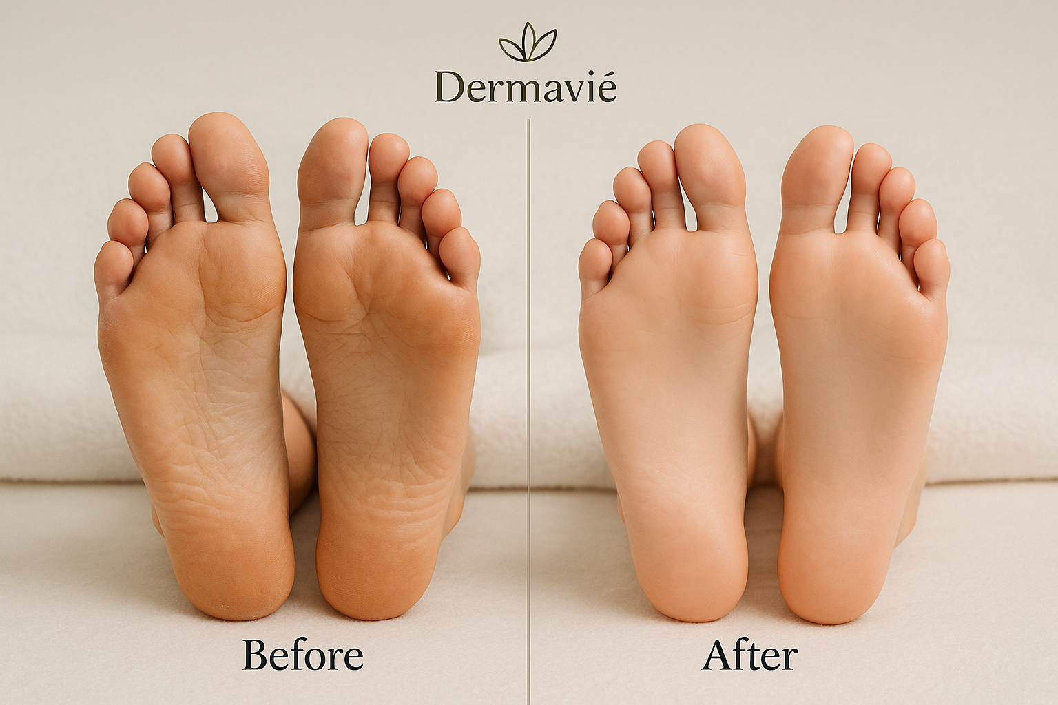 Realistic Foot Bath Before/After