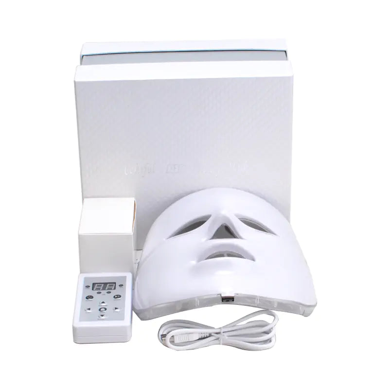 LED Beauty Mask with Seven Color Light Therapy