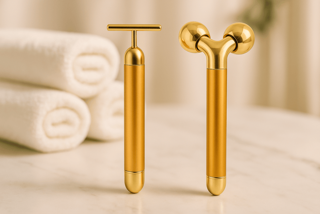 Electric Facial Roller Gold Stick - Dermavié